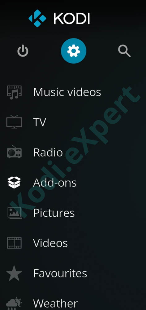 Bubbles addon Kodi step 1