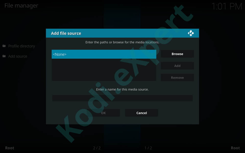 Bubbles addon Kodi step 4