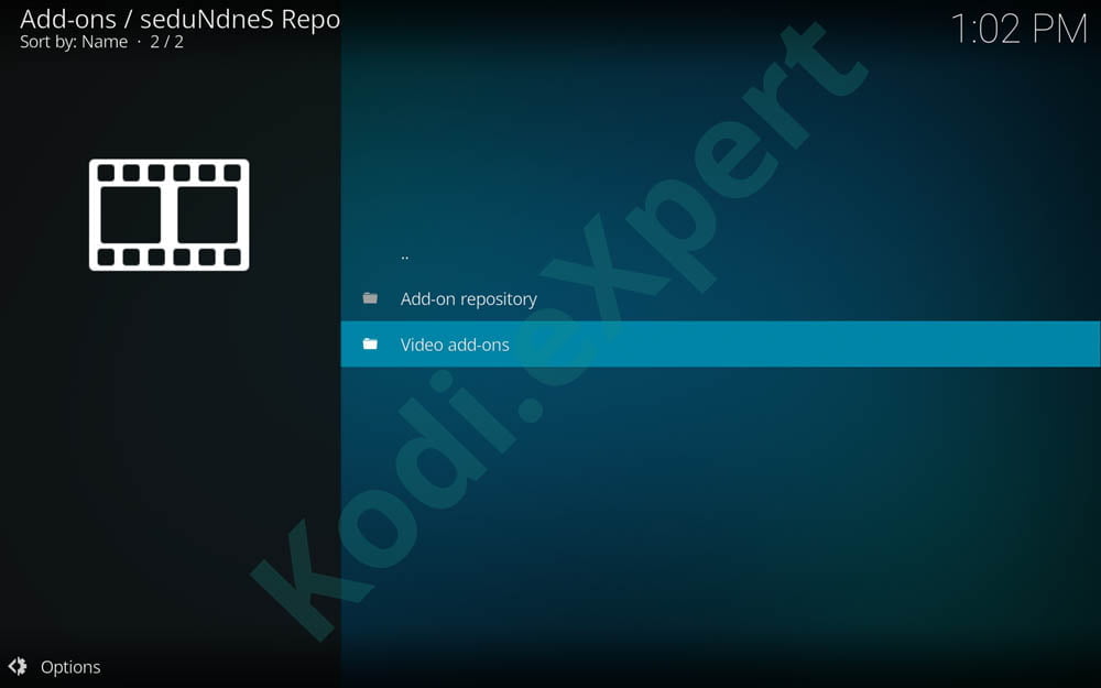 NotSure addon Kodi step 16