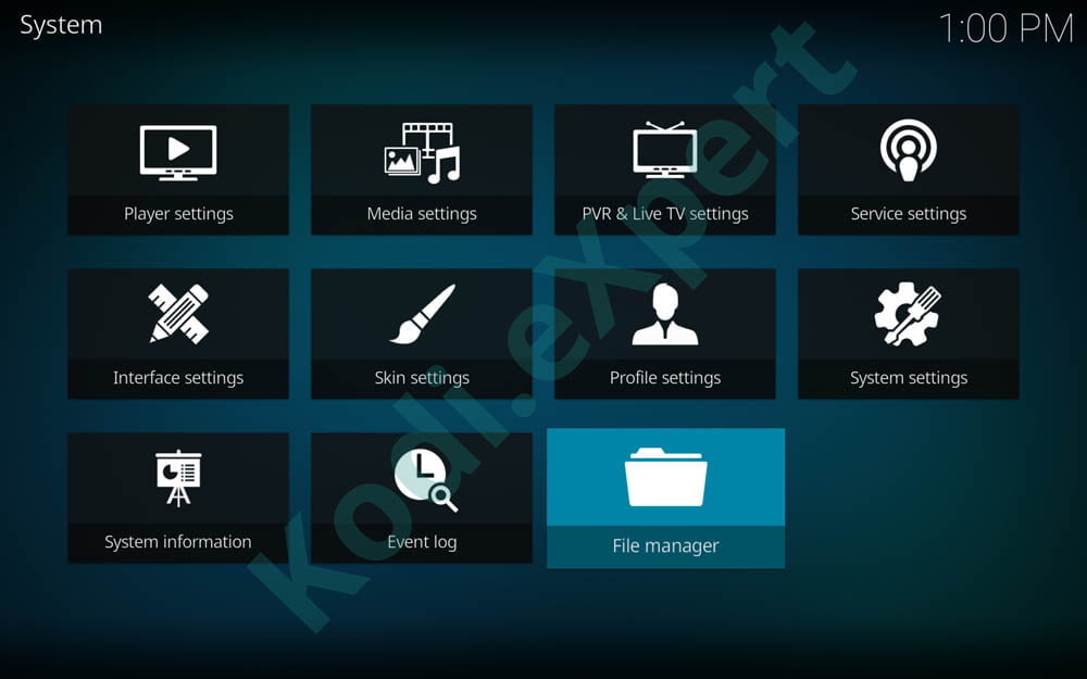 NotSure addon Kodi step 2