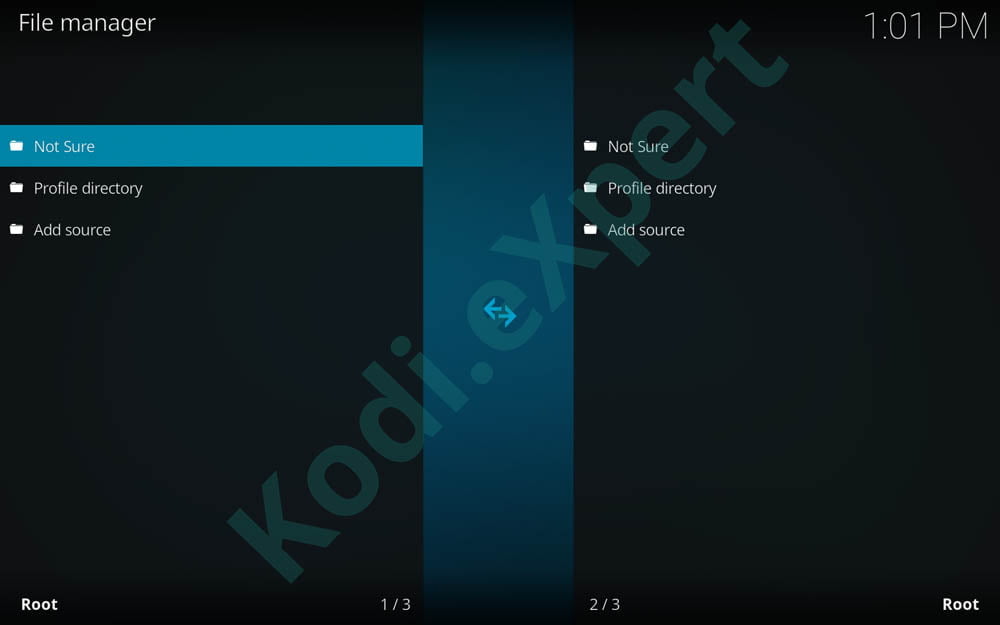 NotSure addon Kodi step 7