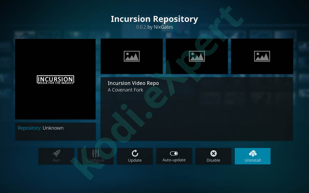 Kodi incursion Addon update 2.46