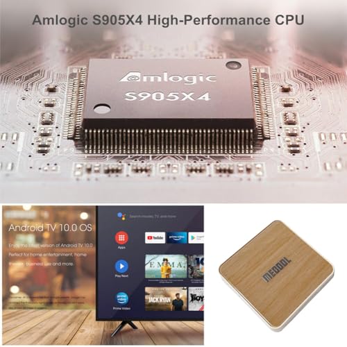 KM6 Deluxe ATV Android 10.0 Amlogic S905X4 AndroidTV 10.0 2.4G/5GHz Dual WiFi 6 1000M LAN 4GB 64GB 4K HDR H.265 BT4.2 USB3.0 Media Player Compatible Google