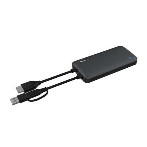 NearHub Tail Wireless Screencast HDMI Transmitter Plug & Play Supprt for USB-A/Type C Streaming to Monitor, Smart Whiteboard,Wireless Display Dongle Adapter Extender for BYOM Meeting & Screen Share