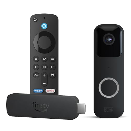 Amazon Fire TV Stick 4K bundle with Blink Video Doorbell
