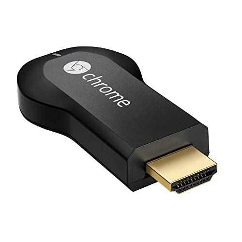 Google Chromecast GA3A00028A14 HDMI Streaming Media Player - Stream Shows, Music, Photos, and Sports from Your Phone to Your TV