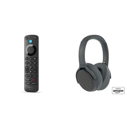 Alexa Voice Remote Pro with Made for Amazon Active Noise Cancelling Bluetooth Headset | Good Grey