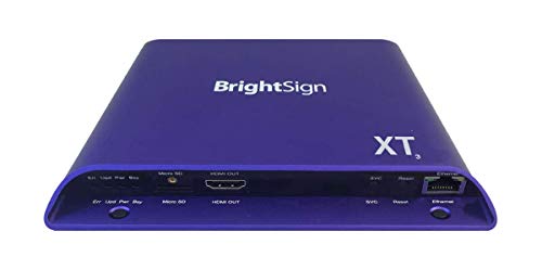 BRIGHTSIGN, TRUE 4K, DUAL VIDEO DECODE, ENTERPRISE HTML5 PLAYER WITH STANDARD I/O PACKAGE AND POE+
