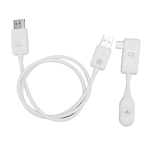 HDMI Transmitter and Receiver, 1080P HDMI Extender, 50M Long Range, Support 5GHz Type C Interface, for Streaming Video Audio from Laptop, PC to HDTV Projector