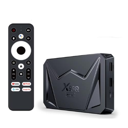 X96Q PRO+ TV Box Android14 H728 4GB 32GB 1000M LAN BT5.X 3D Wifi6 2.4G/5G Support 8K Media Player Set Top Box （2GB+16GB）