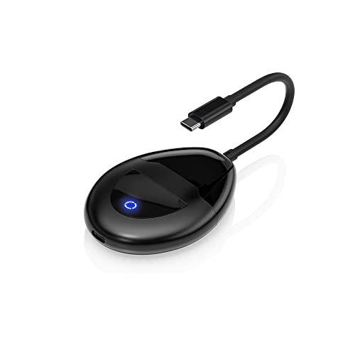 AIMIBO HDMI Wireless Transmitter with USB C & HDMI Dual Transmit Ports, 2.4/5Ghz Streaming Smooth Video/Audio for Laptop, Cable Box, Phone, Netflix to TV, 165FT