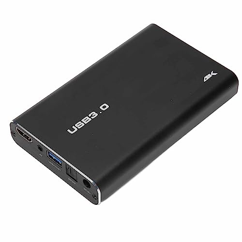 4K Ultra HD Media Player, 100‑240V Auto Playback Multiport Video Photo Music PPT Mini HD (US Plug)