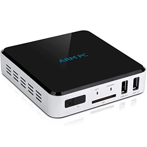 Genianech ACP390R Android Smart Box, HDMI-in Digital Signage Player, Mini PC WiFi Bluetooth Player for Industrial/Commercial, Advertising Menu Display