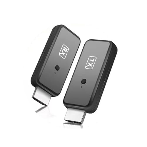 T81 Wireless HDMI Transmitter and Receiver, Plug & Play Portable Wireless HDMI Extender Kit for Streaming Video and Audio to HDTV/Projector/Monitor from Laptop/PC/TV Box and Etc.,