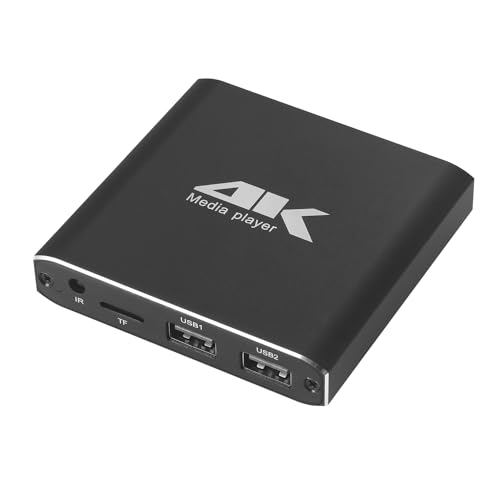 ACEMAX 4K Ultra-HD Digital Media Player for USB Drives and Micro-SD Cards HEVC/H.265 HDMI and Analog AV Automatic Playback and Looping Capability 8TB Supporting Digital Signage Player
