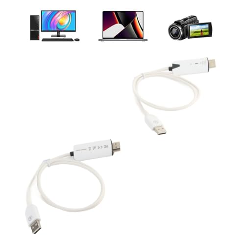 Brilluxa Interface Transmitter, USB Extender, Video Transmitter Receiver, 2.4GHz 5GHz, 1080P Extender, Compatible with PC Projector, Wireless Signal Booster