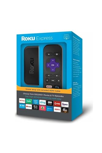 Roku Express HD 1080p Digital Streaming Media Player, 3900RW