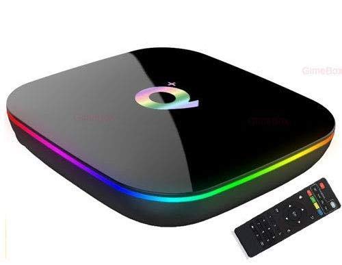 Android 10.0 TV Box 4GB RAM 64GB ROM Q Box QPLUS Quad-Core Cortex-A53 64 Bits Support 2.4GHz WiFi 4K 3D Ultra HD H.265,USB 3.0 Smart TV Box