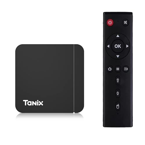 Android 11.0 TV Box,Tanix W2 Amlogic S905W2 Quad Core RAM 4GB ROM 64GB Dual WiFi 2.4G/5.8G BT4.2 4K 6K AV1 Home Smart Media Player Set top Box