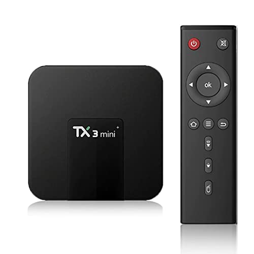 Android 11.0 TV Box,TX3 Mini Plus Amlogic S905W2 Quad Core RAM 4GB ROM 32GB Dual WiFi 2.4G/5.8G BT4.2 4K 6K AV1 Home Smart Media Player