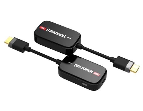 Jaspertronics™ Wireless HDMI Transmitter and Receiver, Extender for Streaming Video and Audio, AirLink Dongle HD Display Kit - HDMI