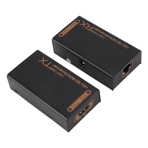 HD Multimedia Interface Extender, 1080P Full HD 60Hz 3D HD Video Extender with EDID Copy Function, Single Cat 6 7 5688 DC 5V Port, Video Output Device (-2612230470311)