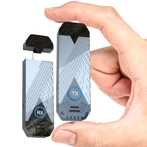 Wireless hdmi Transmitter and Receiver 1SET Dual WiFi 5G pentrating Walls 10seconds Two Sending one receivingSupports Streaming Video/Audio for Laptop/PC to Monitor/Projector/TV