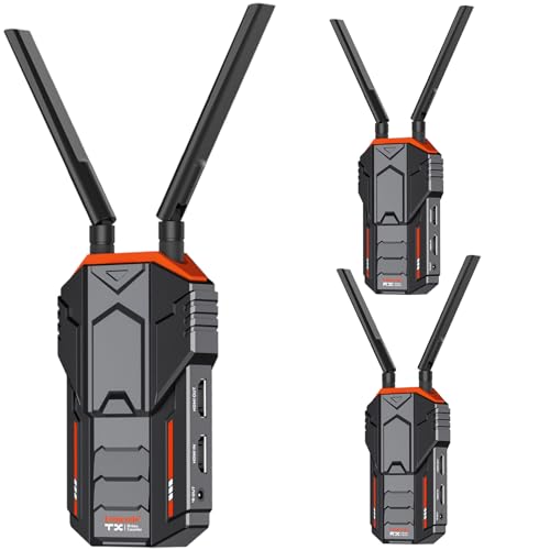 Lemorele HDMI Loopout Wireless Video Transmitter and Receiver with IR Include 1 TX and 2 RX
