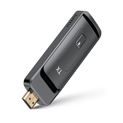 AIMIBO Wireless HDMI Transmitter, Foldable Antenna, 1080P@60Hz, One Click Switch, Support 8 Transmitters, Best for Meeting Room, Only TX