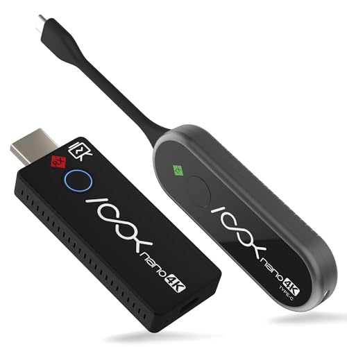 Wireless USB Transmitter and Receiver, 4K Wireless HDMI Sender, 131FT, Wireless USB-C to HDMI Transmitter and Receiver 4K, Plug &Play, Videos,Files Streaming from iPhone 15/Tablet/Laptop to TV