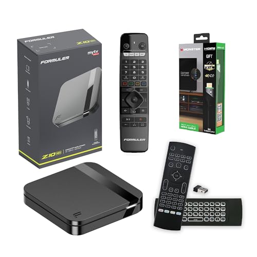 Formuler Z10 NEO Android 10 Single Band Wi-Fi 2GB Ram 4GB ROM 4K HDR10+ | Bonus Backlit Air Mouse & Keyboard | Bonus HDMI Cable