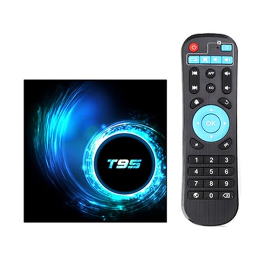 Smart TV Box 2023 T95 Plus HD 6K Android 10 Allwinner H616 Support 2.4G/5.0G Dual WiFi 6K Utral HD Dual WiFi Media Player PK X96Max Plus H96 Set-top Box fire Stick tv 4k(6+64GB)