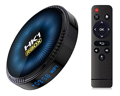 Amlogic S905W2 TV Box Android 11.0 TV Box HK1 Box 4GB RAM 64GB ROM Dual-WiFi 2.4GHz/5GHz BT Quad Core 64 Bits 3D/8K 1000M Smart TV Box