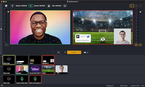 Telestream Wirecast Studio I Live Video Streaming Software I Mac - (Electronic Delivery)