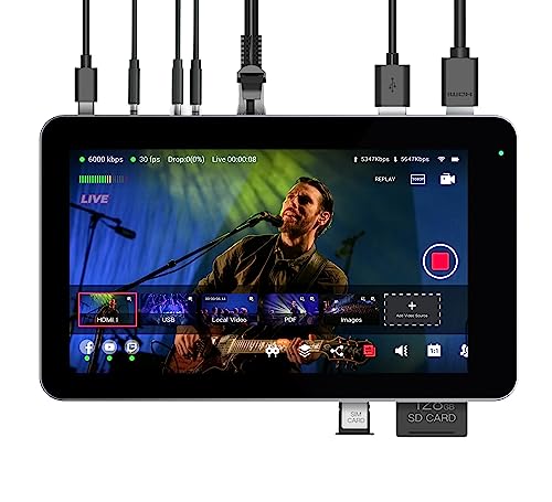 YOLOLIV YoloBox Mini, All-in-one Portable Multi-Camera Live Streaming Equipment (USA, Canada, Mexico)