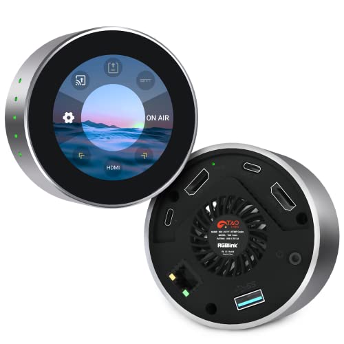 RGBlink TAO 1mini Live Streaming NDI Encoder Decoder All-in-one NDI Codec Video Switcher 2K HDMI/UVC Signals to Full NDI, NDI|HX 3/2, SRT, RTMP(S) for Monitor Projector