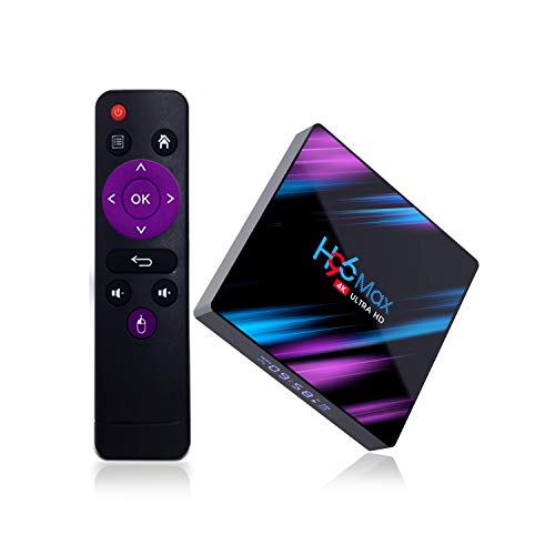 Xilibod H96Max Android 10.0 TV Box 4GB RAM 32GB ROM Mali 450 RK3318 Quad Core 64bit Cortex A53 2.4GHz/5GHz WiFi 100M DLAN Smart TV Box - Model No.: H96Max 4GB 32GB
