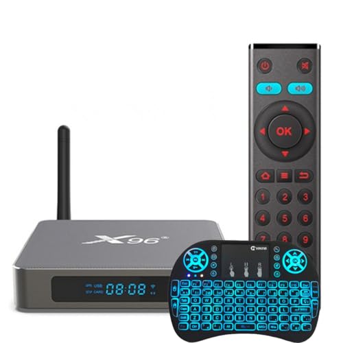 CHROX Android 11.0 TV Box, X96 X6 Smart Tv Box 8GB RAM 128 GB ROM Rockchip RK3566 CPU 2.4G/5G Dual WiFi 1000M USB 3.0 H.265 8K Ultra HD Set Top TV Box,4gb+32gb