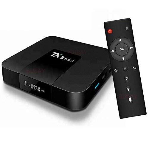Susay® Android TV Box Android 7.1 TV Box TX3 Mini 2GB/16GB 2.4GHz WiFi 4K HD Media Player Home Entertainment Box.