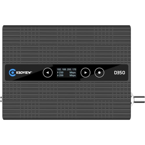 Kiloview D350 9-Channel 4K UHD H.265/H.264 IP to HDMI/SDI Video Decoder