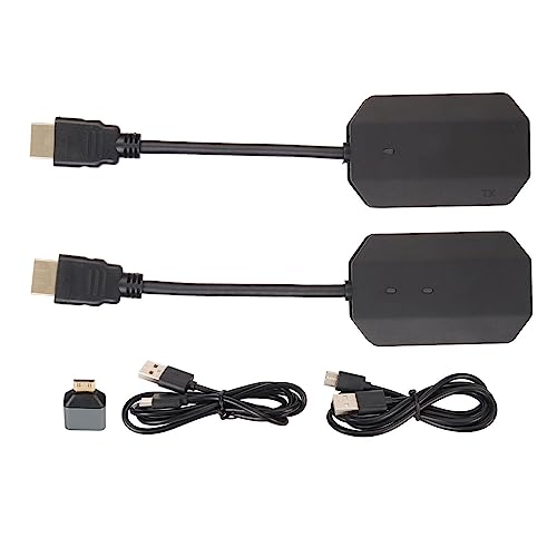 HDMI Transmitter and Receiver, Computer Phone 5G USB 4K HD System, Multi to One Screen Cast, for Meetings, Presentations, Sharing Sessions, etc.