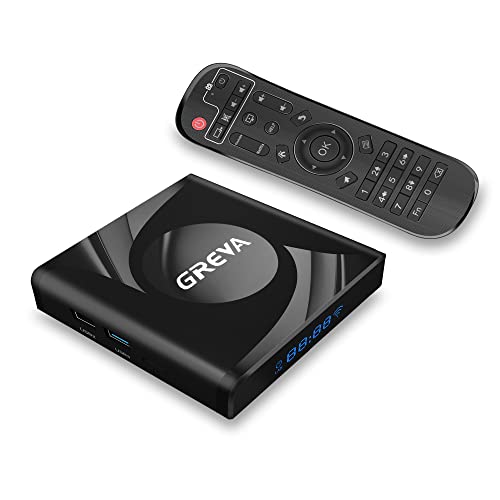 8K Android TV Box 13.0 4GB RAM 64GB ROM RK3528 Chipset Support WiFi6 HDR10 BT5.0 USB3.0 Ethernet LAN 3D HD Smart Streaming Media Player