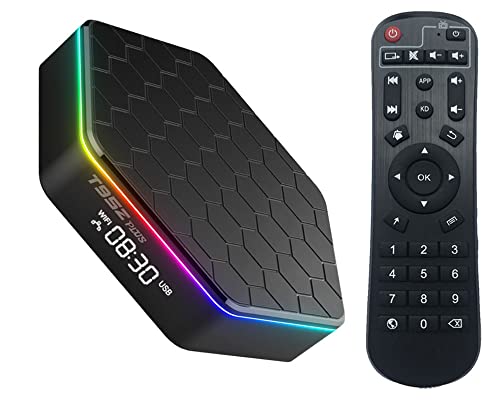 Android 12.0 Android TV Box T95Z Plus TV Box 4GB RAM 64GB ROM Quad-Core WiFi 6 100M LAN 64Bit BT 5.0 H.265 UHD 6K Android Box