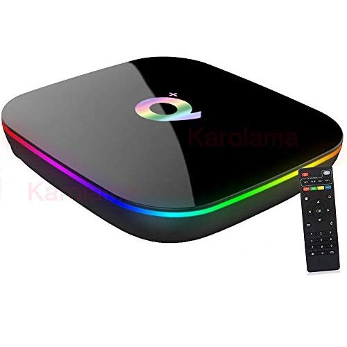 Android 10.0 TV Box with 4GB RAM 32GB ROM Q Box Quad Core Cortex-A53 QPLUS Android TV Box Supporting 4K2K