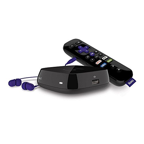 Roku 3 Streaming Media Player (4230R) with Voice Search (2015 Model)