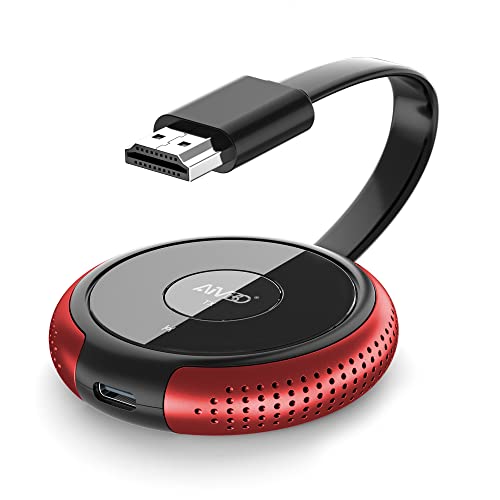 TIMBOOTECH Wireless HDMI Transmitter Red, 1 Receiver Can be Paired with 8 Transmitters, Compatiable with DV, Cable Box, Laptop, PC, Only TX