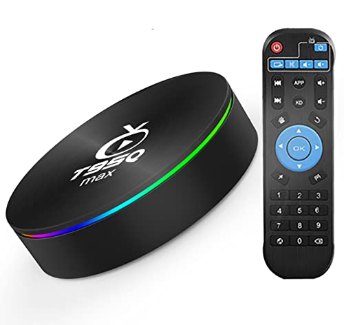 Android 9.0 TV Box T95Q Amlogic S905X3 with DDR3 4GB RAM 32GB ROM 4K Ultra HD H.265 Dual Band WiFi Bluetooth 4.0 Media Box 2.4/5Ghz WiFi 100M LAN