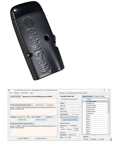 Global Caché Flex-WF iTach Flex WiFi Module Bundle with mediadogg Software iTower Application