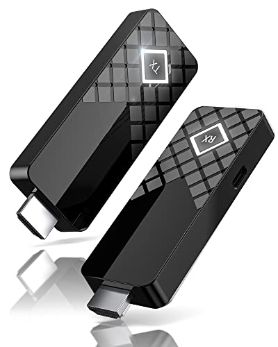 Mpiolife Wireless HDMI Transmitter and Receiver, HDMI Wireless Display Adapter, 165FT/50M Long Distance Transmission, Truly Plug＆Play for Streaming Video/Audio from Laptop/PC to TV/Projector/Monitor