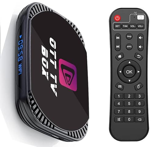 Android 11.0 TV Box 4GB RAM 32GB ROM TV Box MXIII Pro X4 Amlogic S905X4 64-bit Quad Core with Dual Wi-Fi 2.4G/5.0G, BT 4.0/ 3D Ultra HD 8K/ H.265/ 1000M LAN/USB 3.0 Smart TV Box